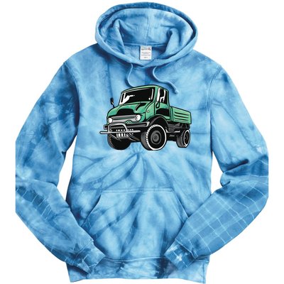 Green Unimog Tie Dye Hoodie