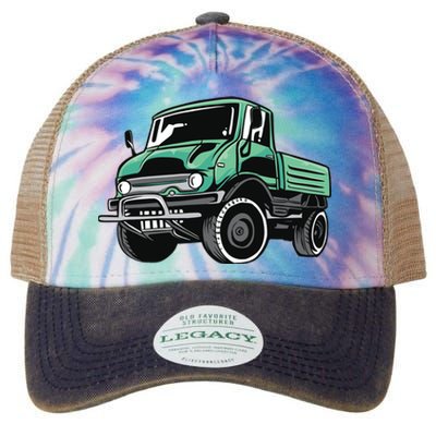 Green Unimog Legacy Tie Dye Trucker Hat