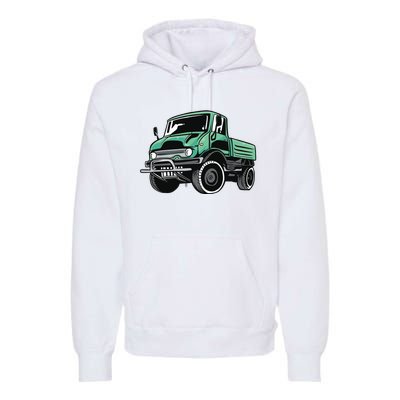 Green Unimog Premium Hoodie