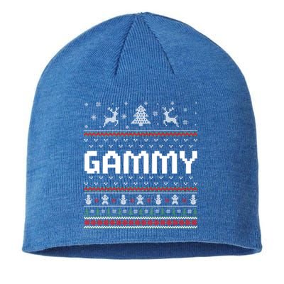 Gammy Ugly Holiday Party Matching Ugly Christmas Sweater Cute Gift Sustainable Beanie