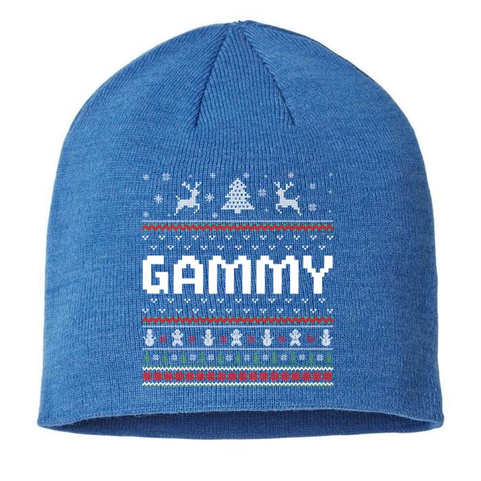 Gammy Ugly Holiday Party Matching Ugly Christmas Sweater Cute Gift Sustainable Beanie