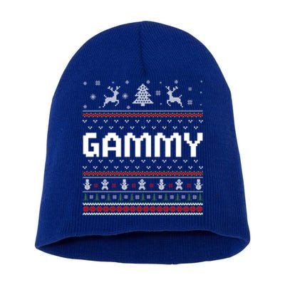 Gammy Ugly Holiday Party Matching Ugly Christmas Sweater Cute Gift Short Acrylic Beanie