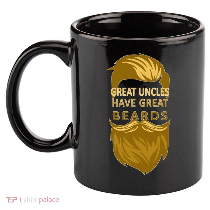 Great Uncles Have Great Beards 11oz C Handle Ceramic Mug