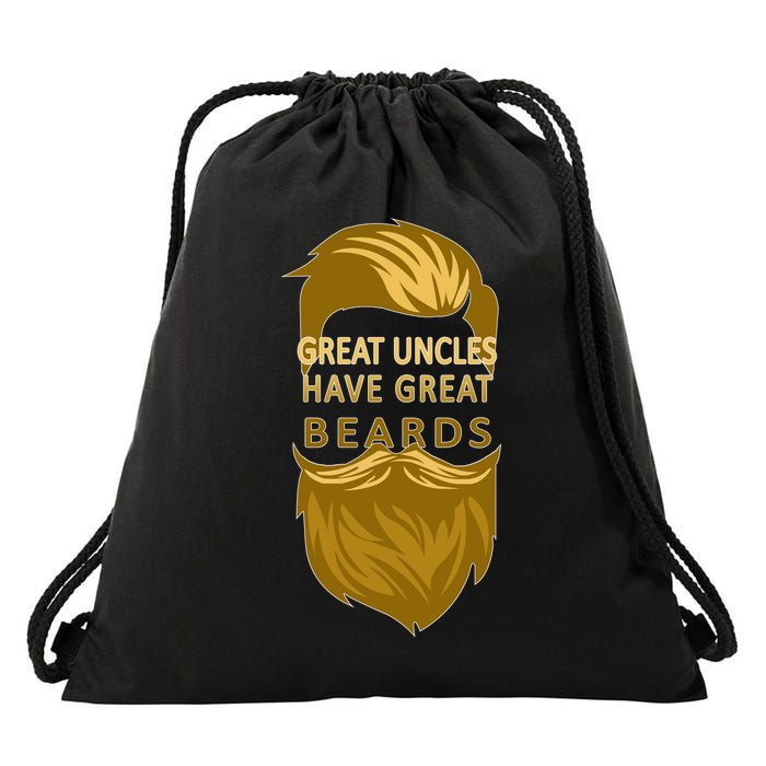 Great Uncles Have Great Beards Drawstring Bag
