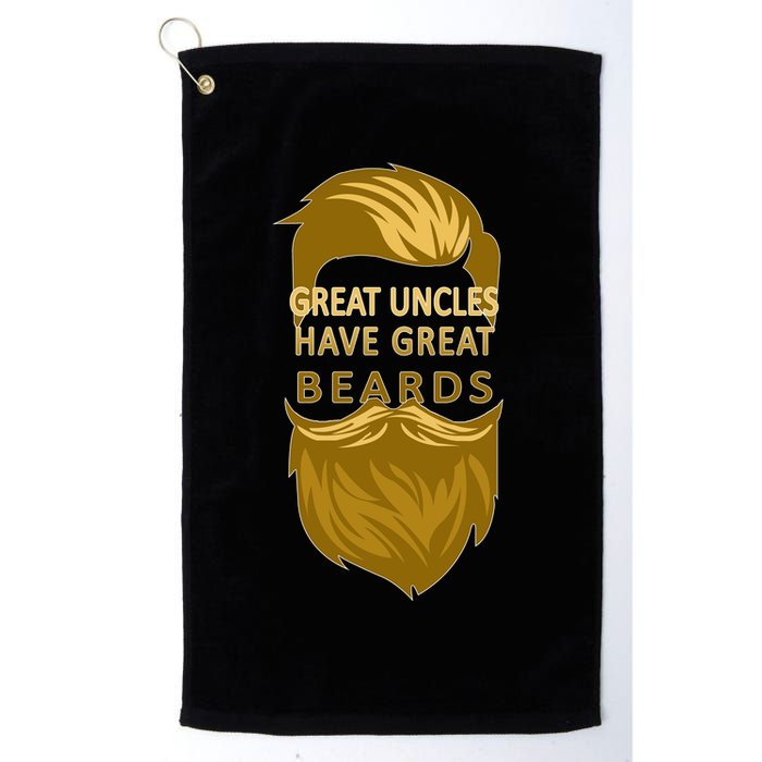Great Uncles Have Great Beards Golf Towel