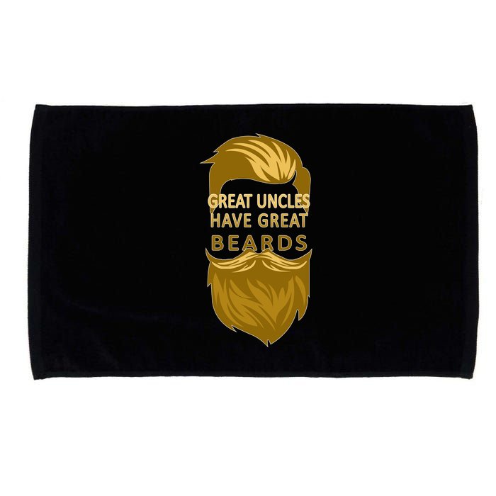 Great Uncles Have Great Beards Microfiber Hand Towel