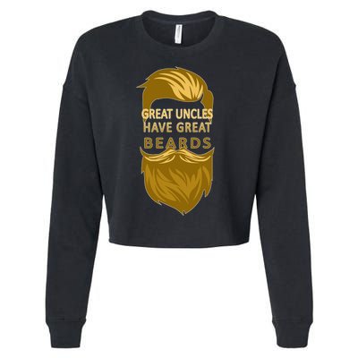 Great Uncles Have Great Beards Cropped Pullover Crew