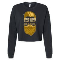 Great Uncles Have Great Beards Cropped Pullover Crew