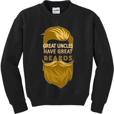 Great Uncles Have Great Beards Kids Sweatshirt