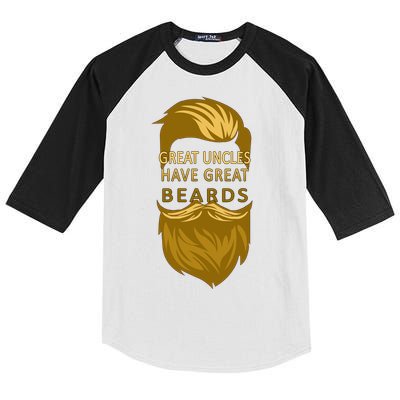 Great Uncles Have Great Beards Kids Colorblock Raglan Jersey
