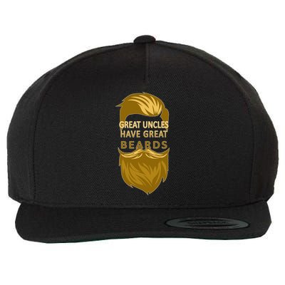 Great Uncles Have Great Beards Wool Snapback Cap