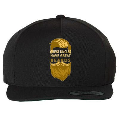 Great Uncles Have Great Beards Wool Snapback Cap