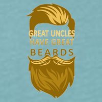 Great Uncles Have Great Beards Sueded Cloud Jersey T-Shirt