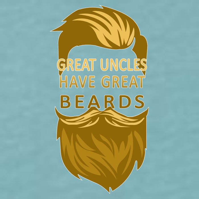 Great Uncles Have Great Beards Sueded Cloud Jersey T-Shirt