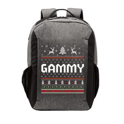 Gammy Ugly Holiday Party Matching Ugly Christmas Sweater Gift Vector Backpack