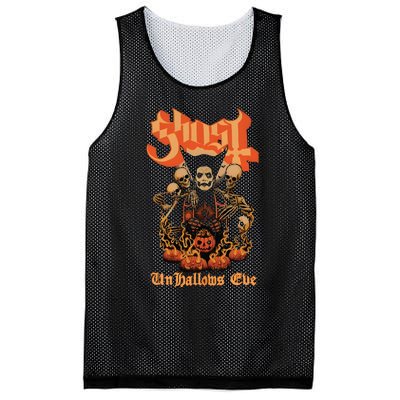 Ghost Un Hallows Eve Mesh Reversible Basketball Jersey Tank