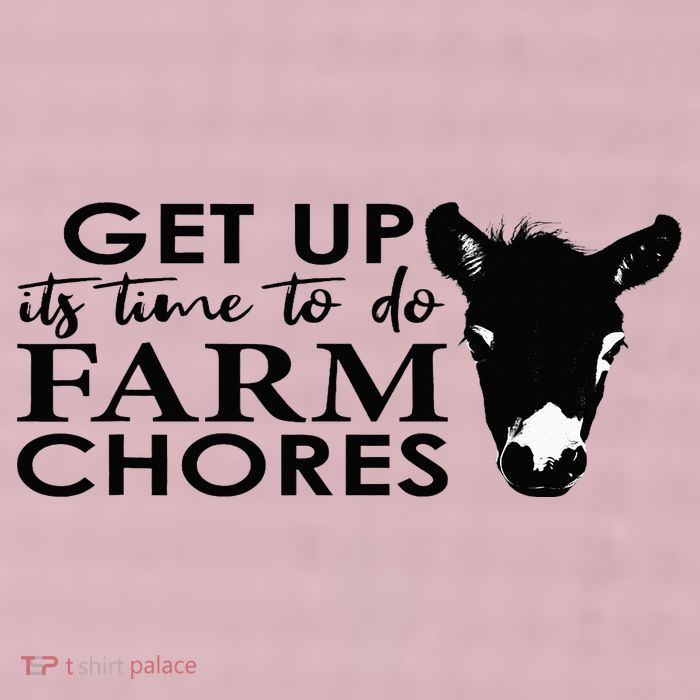 get up its time to do farm chores 25L Jumbo Tote
