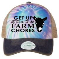 get up its time to do farm chores Legacy Tie Dye Trucker Hat