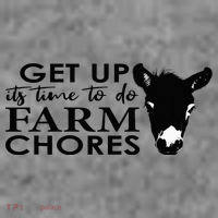 get up its time to do farm chores Sustainable Beanie