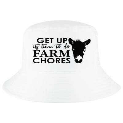 get up its time to do farm chores Cool Comfort Performance Bucket Hat