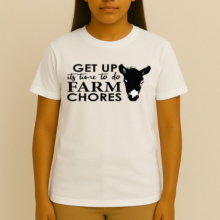 get up its time to do farm chores T-Shirt