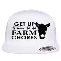 get up its time to do farm chores Flatbill Hat