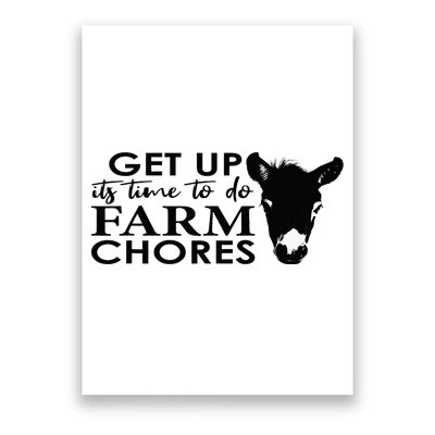 get up its time to do farm chores Poster
