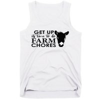 get up its time to do farm chores Tank Top
