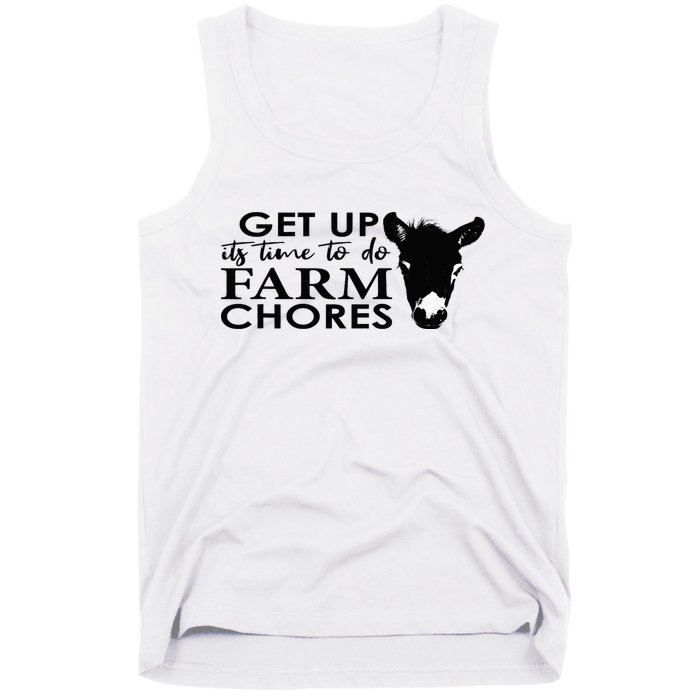 get up its time to do farm chores Tank Top
