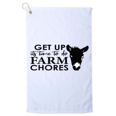 get up its time to do farm chores Golf Towel