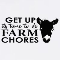 get up its time to do farm chores Toddler T-Shirt