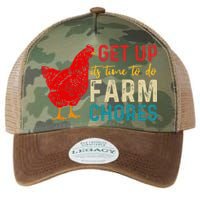 get up it's time to do farm chores Legacy Tie Dye Trucker Hat