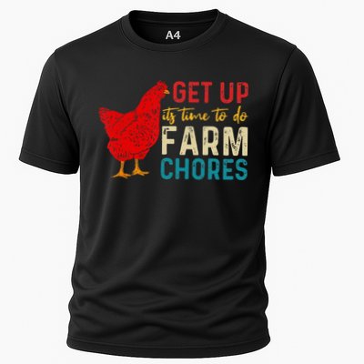 get up it's time to do farm chores Performance Shirt