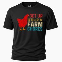 get up it's time to do farm chores Performance Shirt