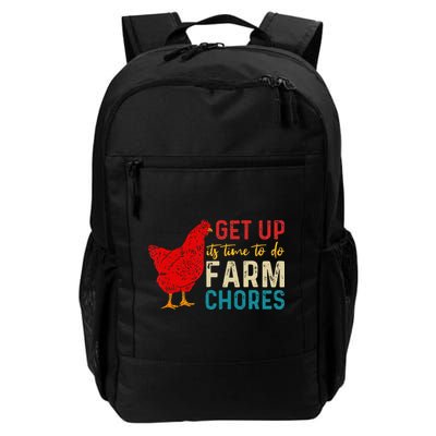 get up it's time to do farm chores Backpack