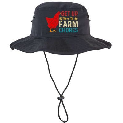 get up it's time to do farm chores Bucket Hat