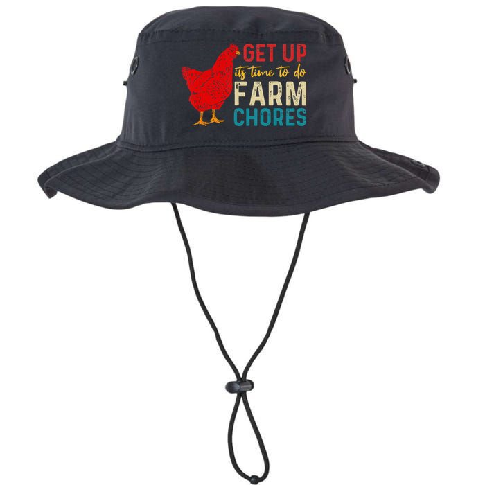 get up it's time to do farm chores Bucket Hat
