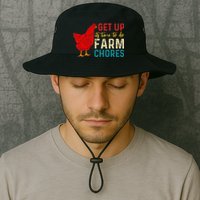 get up it's time to do farm chores Bucket Hat