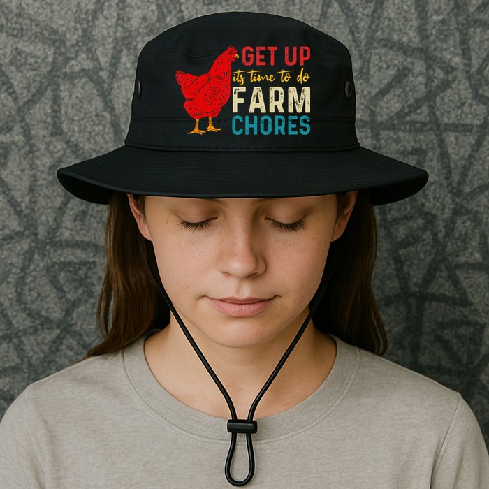 get up it's time to do farm chores Bucket Hat