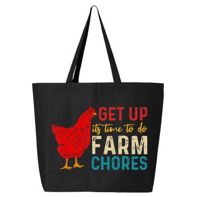 get up it's time to do farm chores 25L Jumbo Tote