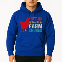 get up it's time to do farm chores Hoodie