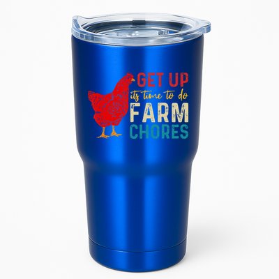 get up it's time to do farm chores Tumbler