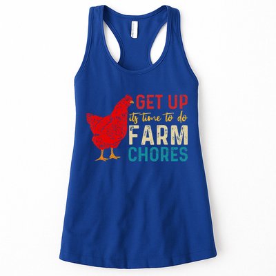 get up it's time to do farm chores Womens Tank Top