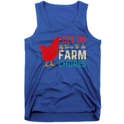 get up it's time to do farm chores Tank Top