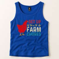 get up it's time to do farm chores Tank Top