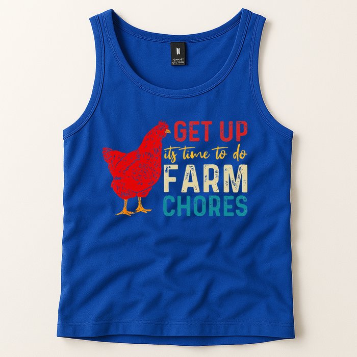 get up it's time to do farm chores Tank Top