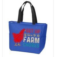 get up it's time to do farm chores Zip Tote Bag