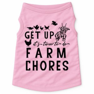 Get Up ItS Time To Do Farm Chores Goat And Chickens Farm Doggie Tank