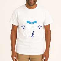 Giving Up Is Not An Option Crc Colon Cancer Awareness Gift Tall T-Shirt
