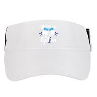 Giving Up Is Not An Option Crc Colon Cancer Awareness Gift Adult Drive Performance Visor